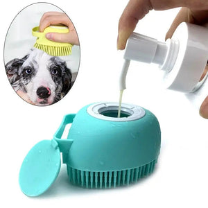 Soft Silicone Pet Bath Brush Grooming Massage Gloves for Dogs and Cats LittleGoodies4U