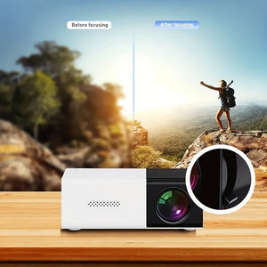 HD Mini Projector, Portable Outdoor Movie Projector Aleck