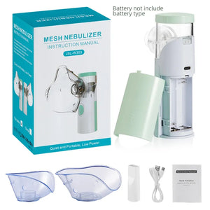 OmniBreathe Portable Nebulizer: Compact Saline Solution Therapy Featuring Omron Technology for Efficient Respiratory Relief Wanda Supply