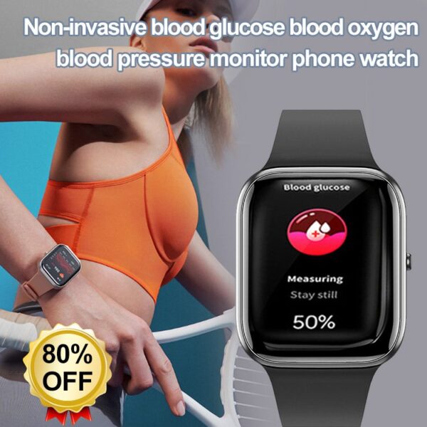 Painless and non-invasive blood glucose monitoring smartwatch Aleck