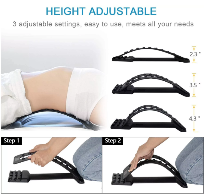 Multi-level Back Stretcher - Back Stretching Device The Natural Posture