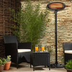 Premium Outdoor Hiland Electric Infrared Patio Heater 1500W Hiland