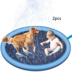 Non-Slip Splash Pad For Kids And Pet Dog Pool Summer Outdoor Water Toys Fun Backyard Fountain Play Mat Aleck