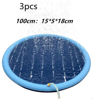 Non-Slip Splash Pad For Kids And Pet Dog Pool Summer Outdoor Water Toys Fun Backyard Fountain Play Mat Aleck