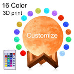 Rambery Moon Lamp 3D Print Night Light