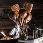 Teak Wooden Utensil Sets Aleck