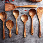 Teak Wooden Utensil Sets Aleck