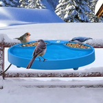 Heated Modern Winter Outdoor Garden Porch Hummingbird Bird Bath Aleck