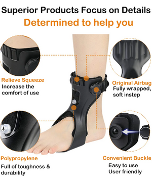 Drop Foot Brace - Ankle Foot Orthosis for Support & Stability