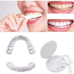 Pair of The White Bright's Snap on Veneers instant smile Aleck