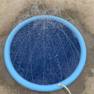 Non-Slip Splash Pad For Kids And Pet Dog Pool Summer Outdoor Water Toys Fun Backyard Fountain Play Mat Aleck