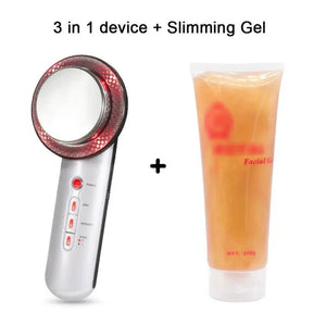 3 in 1 Cavitation Ultrasonic Machine Weight Loss Microcurrent EMS Body Slimming Massager Fat Burner Cream Gel LittleGoodies4U