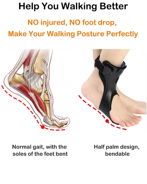 Drop Foot Brace - Ankle Foot Orthosis for Support & Stability