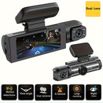 1080P Dual Camera Dash Cam For Cars With IR Night Vision, Loop Recording Kiazure