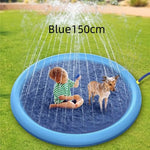 Non-Slip Splash Pad For Kids And Pet Dog Pool Summer Outdoor Water Toys Fun Backyard Fountain Play Mat Aleck