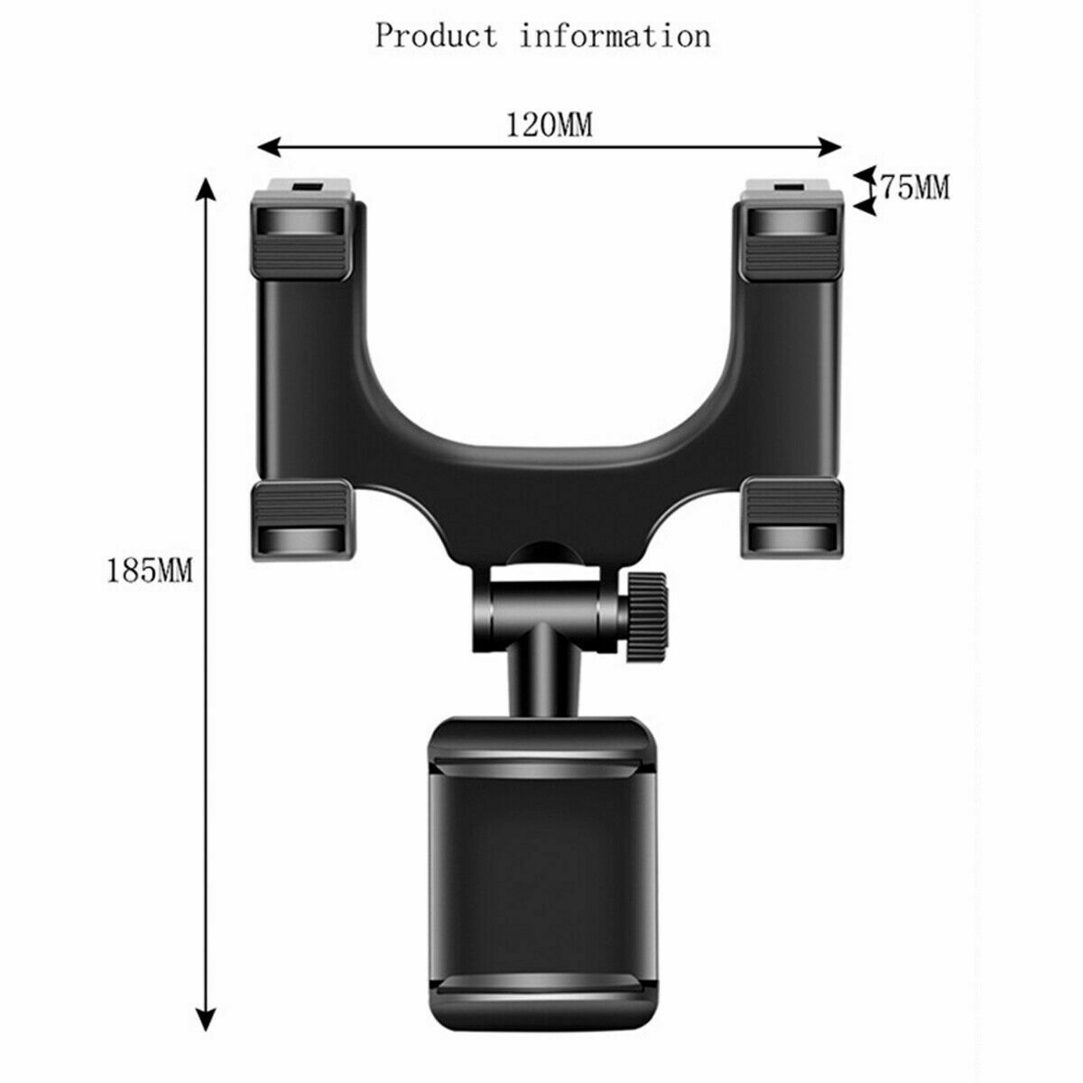 Universal 360 Rotation Rearview Mirror Mount Stand Holder for Phone AICase