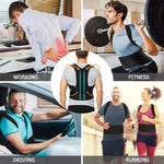 Adjustable Back Posture Corrector Low Support Shoulder Brace For Men & Women Aleck