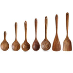 Teak Wooden Utensil Sets Aleck