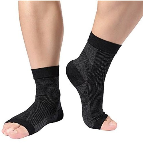 Compression Relief - Open Toe Nano Ankle Socks! Affordable Compression Socks