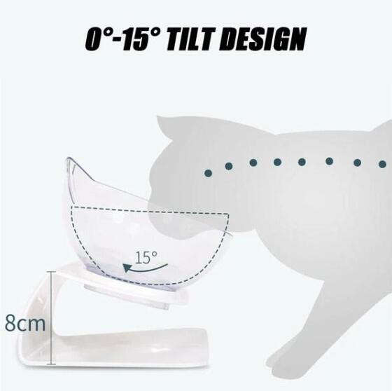 Anti-vomiting orthopaedic cat bowl Aleck