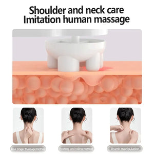 Electric Neck Massager Multifunctional Shoulder Kneading Heating Massager Click To Shine