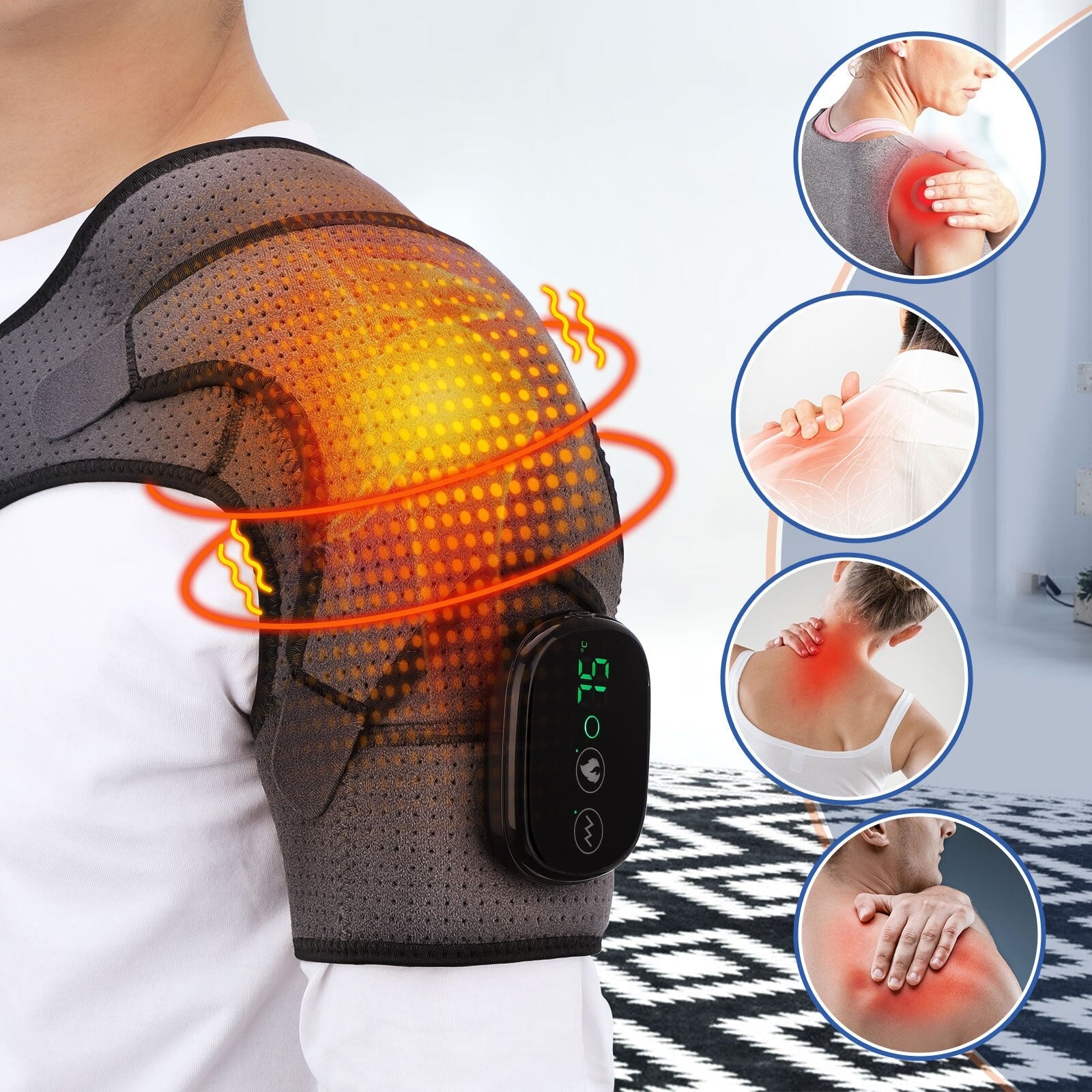 3in1 HeatWave Shoulder/Knee/Elbow Revive JustStroll