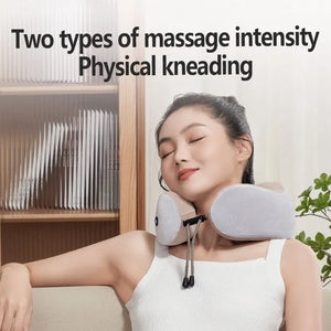 Electric Neck Massager Multifunctional Shoulder Kneading Heating Massager Click To Shine