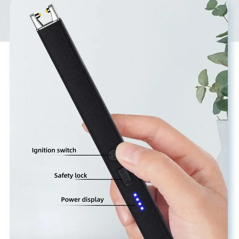 USB Rechargeable Electric Lighter - Windproof Flameless Plasma Ignition for Candles, Kitchen, Outdoor BBQ LittleGoodies4U