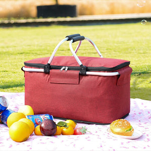 Foldable Insulated Picnic Basket™ Aleck