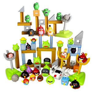 Angry Birds figure game with cute catapult.