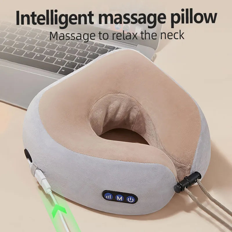 Electric Neck Massager Multifunctional Shoulder Kneading Heating Massager Click To Shine