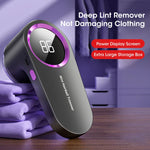 Lint Remover For Clothing LED Digital Electric Pellet Fluff Remover USB Rechargeable Fuzz Fabric Shaver Sweater Click To Shine