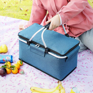 Foldable Insulated Picnic Basket™ Aleck