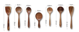 Teak Wooden Utensil Sets Aleck