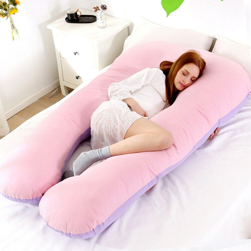 Sleeping Full Support Body Pillow - Ergonomic Design For Pregnancy, Shoulder & Back Pain