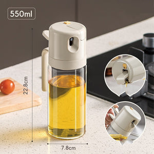 2 In 1 Oil Sprayer Bottle BBQ Cooking Oil Dispenser Aleck