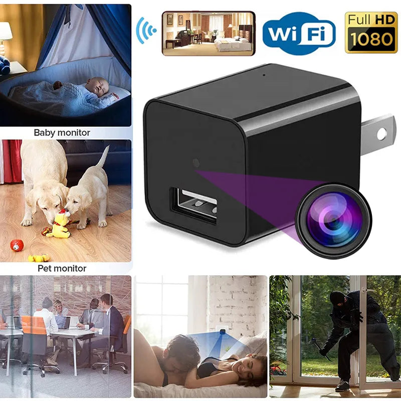 Wireless WiFi Camera with Remote View | | USB CHARGER Security Camera Aleck