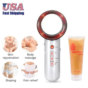 3 in 1 Cavitation Ultrasonic Machine Weight Loss Microcurrent EMS Body Slimming Massager Fat Burner Cream Gel LittleGoodies4U