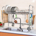 Premium Stainless Steel Over The Sink Dish Drying Rack Zincera