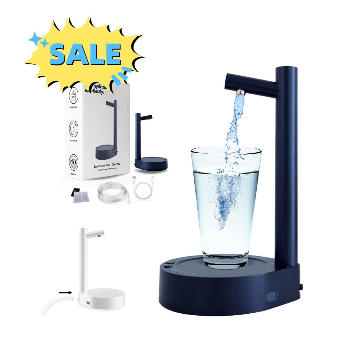 Desk Dispenser Electric Water Gallon Aleck