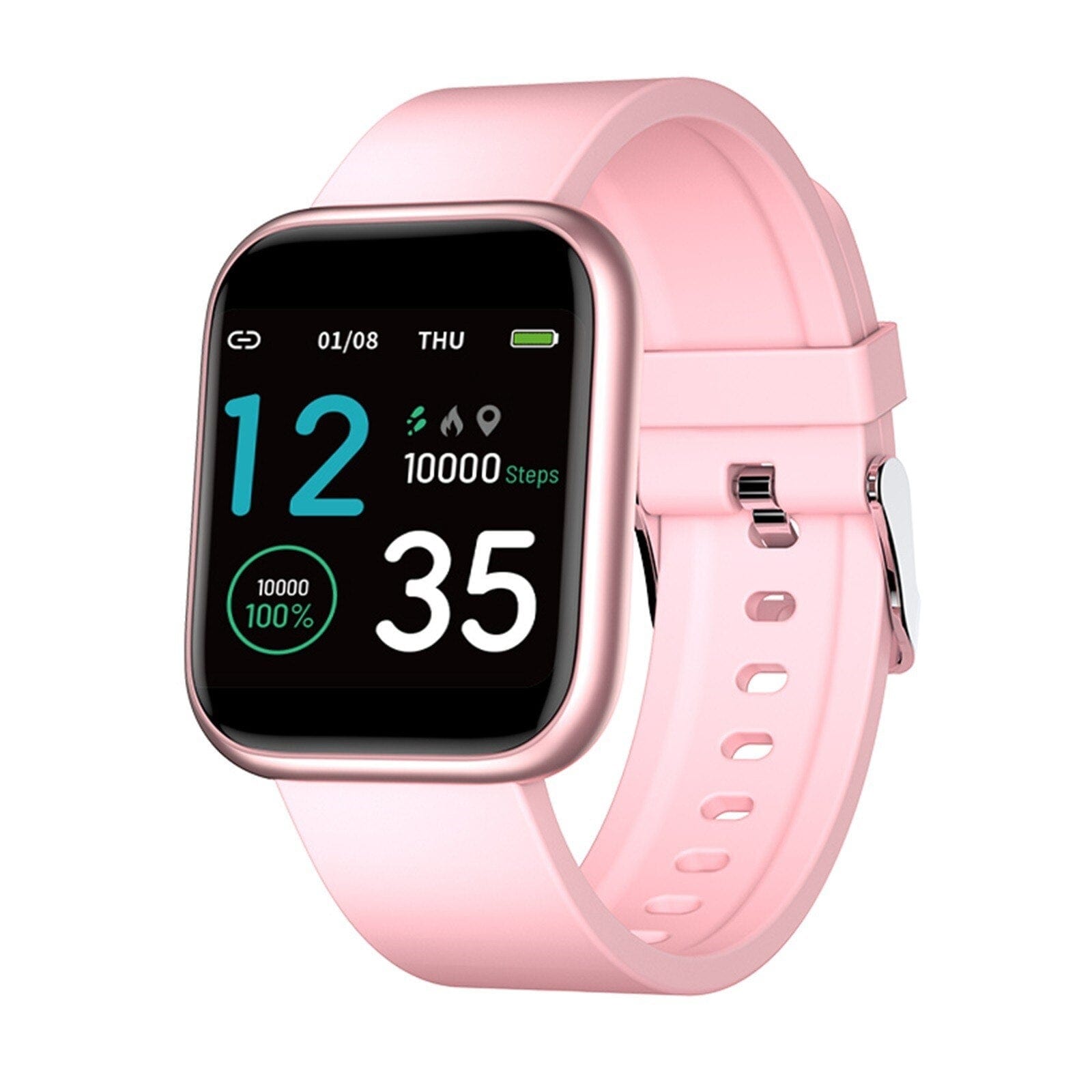 Bluetooth Smart Watch - Blood Pressure & Heart Rate Monitor Watch