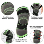 Knee Brace Compression Sleeve with Patella Stability Straps KKDAZ