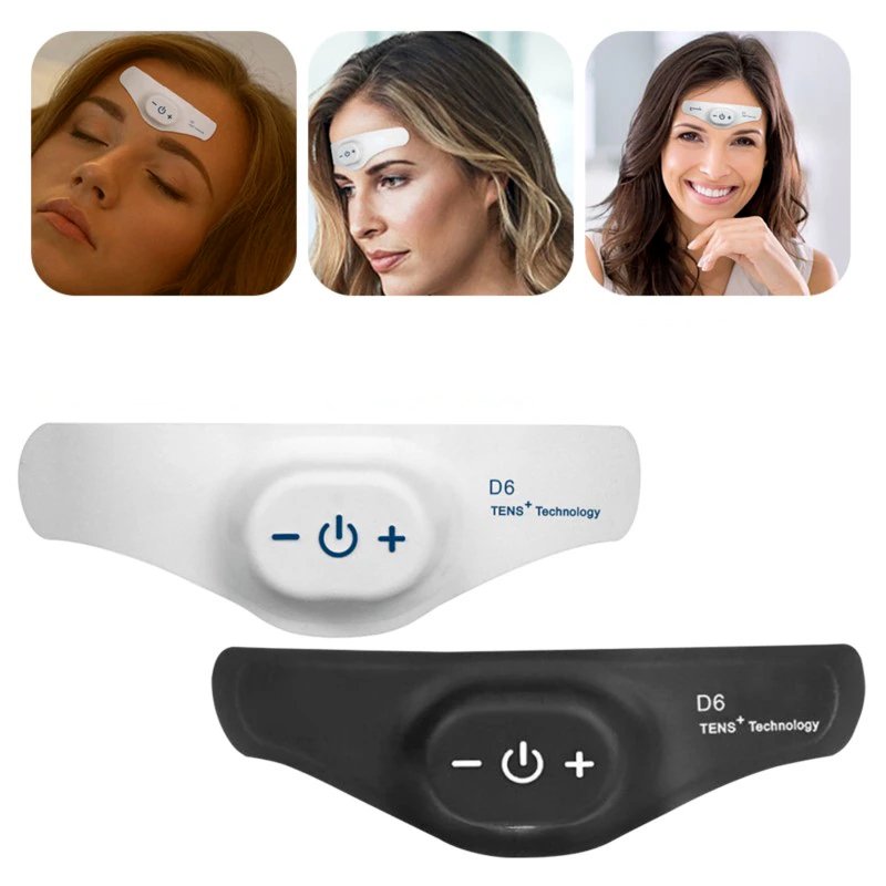 Night Anxiety Relief Device - Electric Massager Relieve Headache and Migraine TENS Microcurrent Sleeping Aid