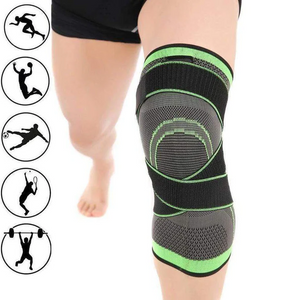 Knee Brace Compression Sleeve with Patella Stability Straps KKDAZ