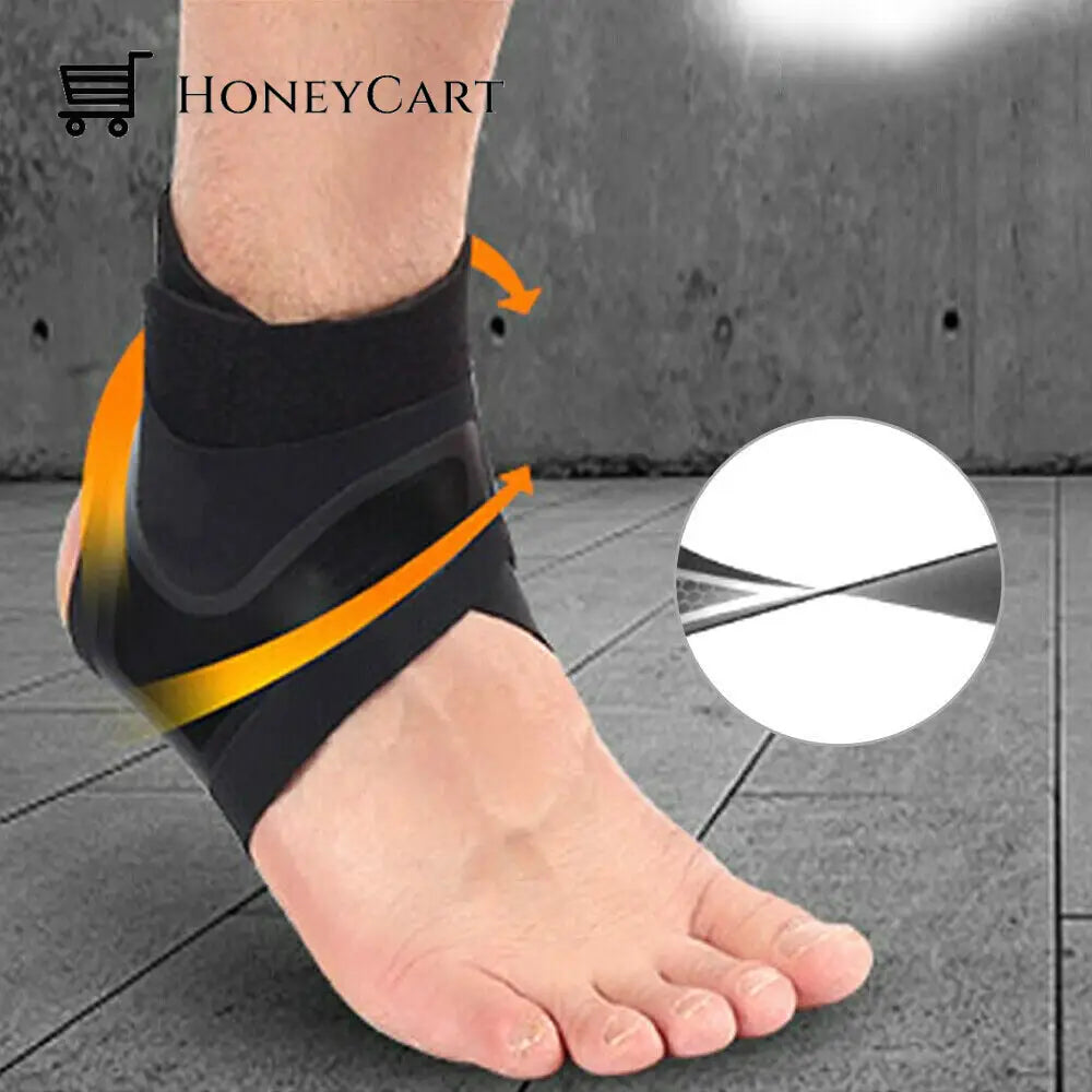 Plantar Ankle X Wrap Brace Support Compression Sleeve Aleck