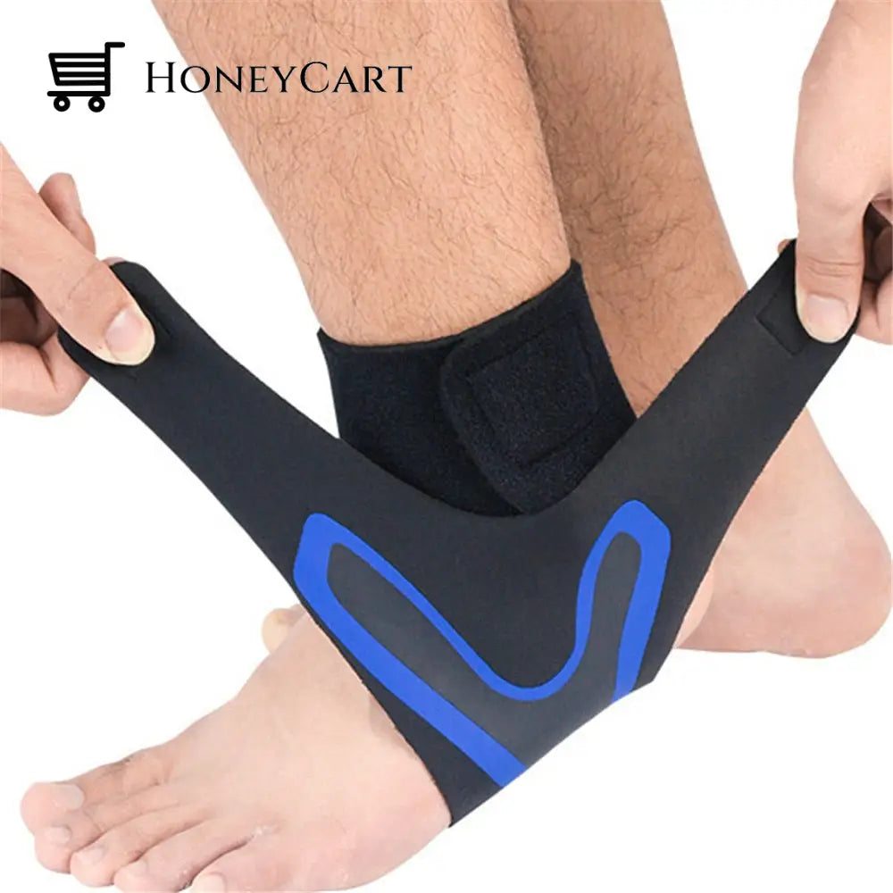Plantar Ankle X Wrap Brace Support Compression Sleeve