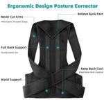 Adjustable Back Posture Corrector Low Support Shoulder Brace For Men & Women Aleck