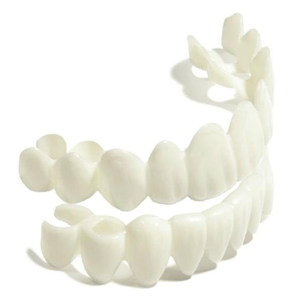 Pair of The White Bright's Snap on Veneers instant smile Aleck